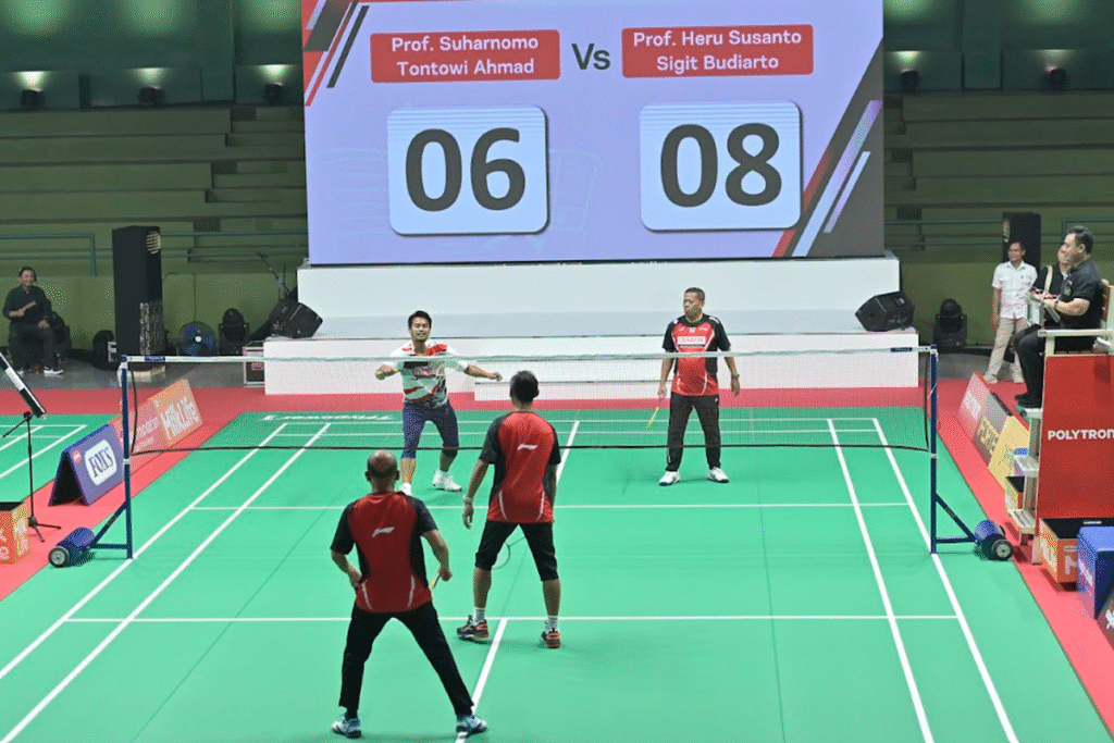 Polytron Stadium Undip Diresmikan, Legenda Bulu Tangkis Turun Gunung!