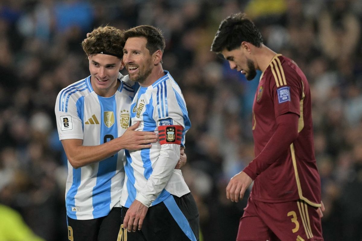 Argentina Pesta Gol, Lionel Messi Rayakan 'Perpisahan Manis' dengan Kemenangan 3-0 atas Venezuela