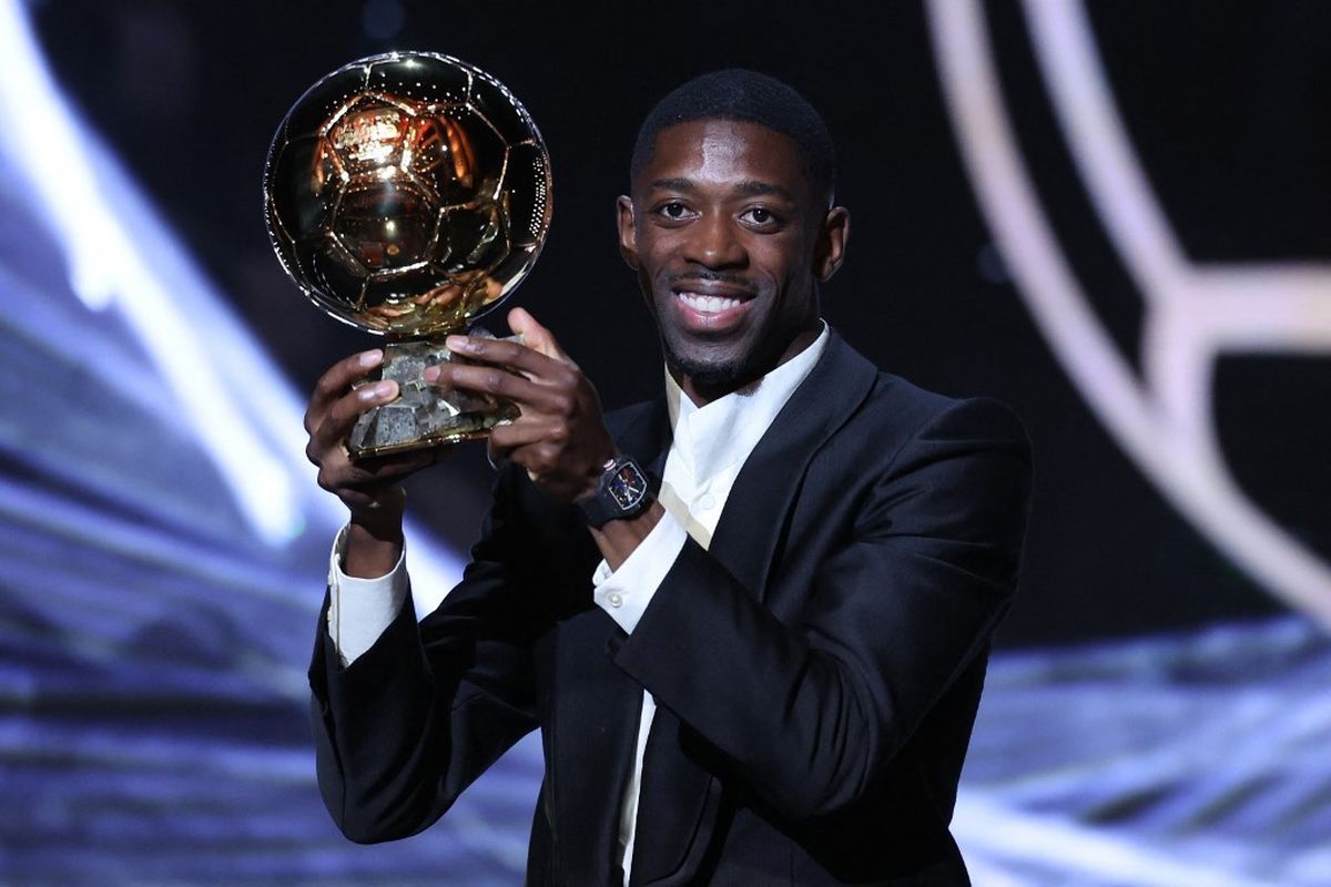 Berkat Barcelona dan Messi, Ousmane Dembele Raih Ballon d'Or 2025